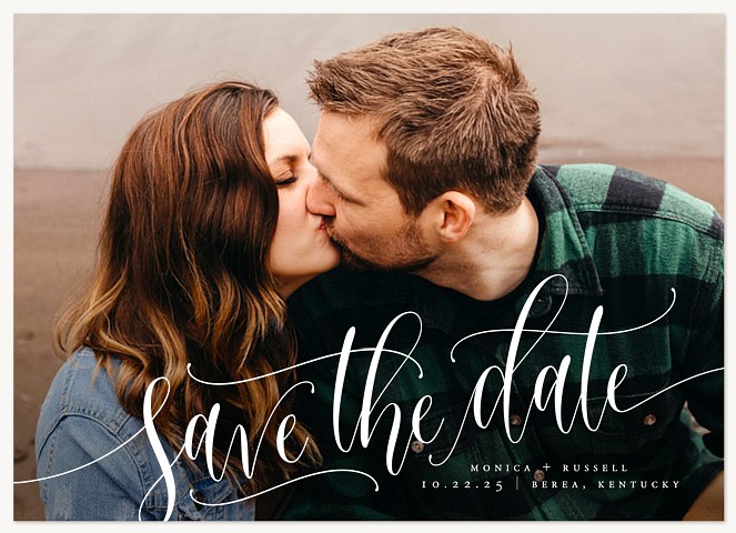 Dancing Pen Save the Date Cards