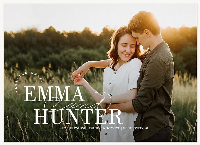 Love Linked Save the Date Cards