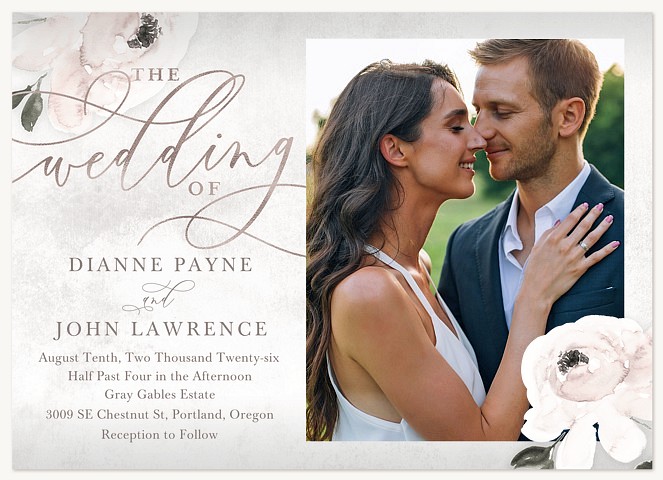 Soft Swirls Wedding Invitations