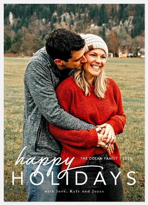 Modern Fix Holiday Photo Cards