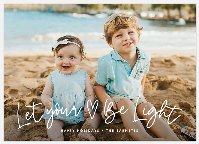 Light Hearted Holiday Photo Cards
