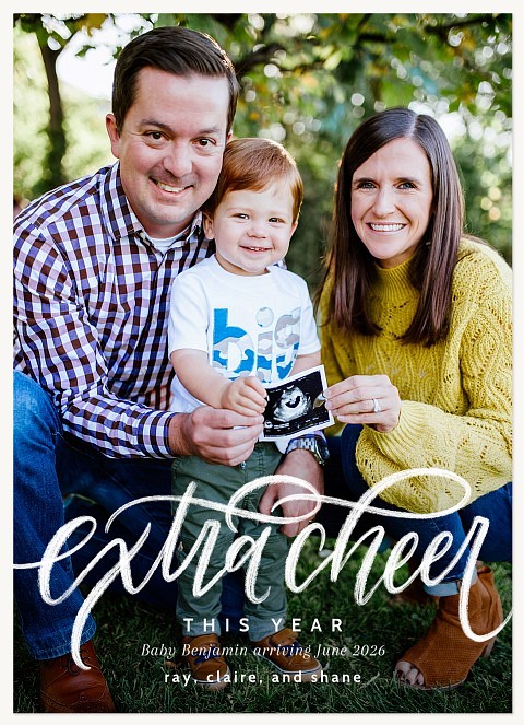 Chalk Cheer Personalized Holiday Cards