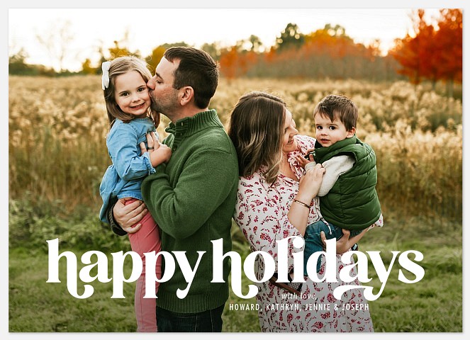 New Classic Holiday Photo Cards