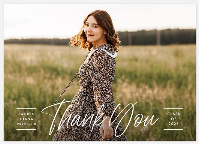 Center Stage Thank You Cards 