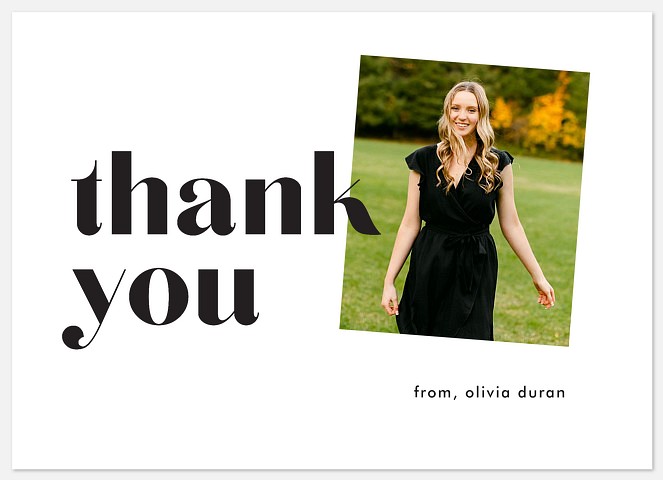 Lively Snapshot Thank You Cards 