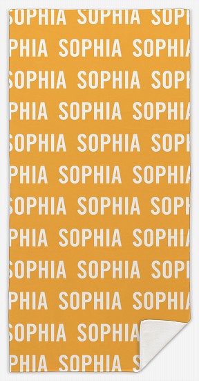 Simple Repeat Custom Beach Towels