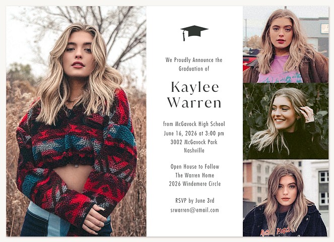 Petite Cap Graduation Announcements