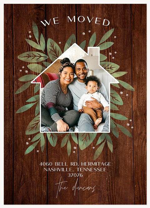 Botanical Bliss Moving Announcements