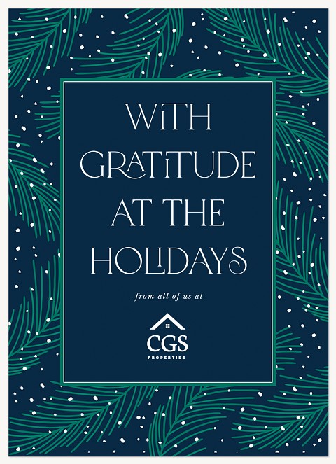 Pine Sprigs Business Holiday Cards