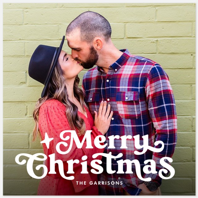 Nostalgic Holiday Holiday Photo Cards