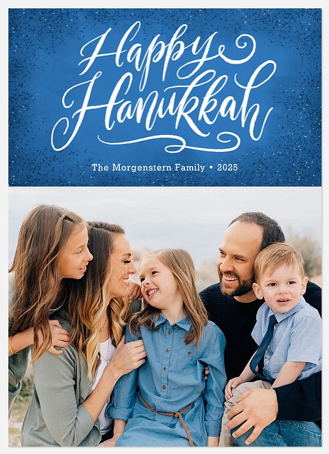 Hanukkah Frost Hanukkah Photo Cards