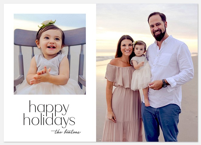 Album Duo Holiday Photo Cards