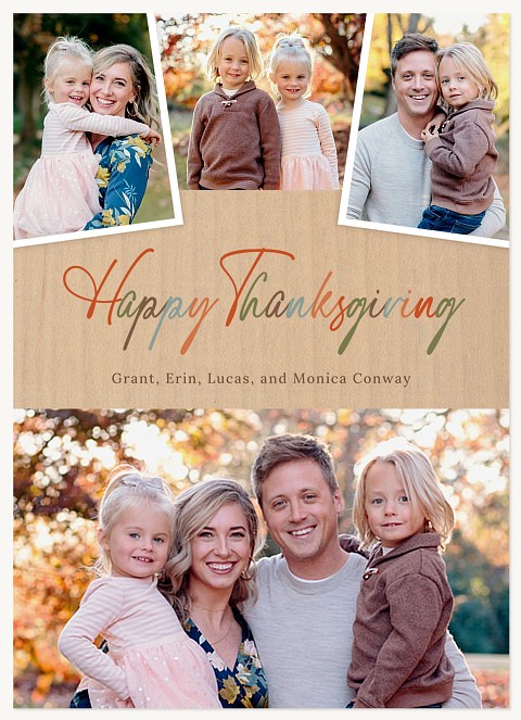 Classic Thanksgiving Thanksgiving Cards