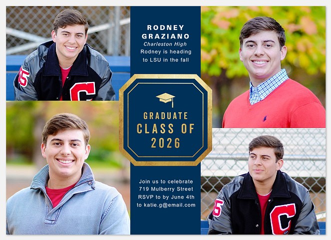 Banner Insignia Graduation Cards