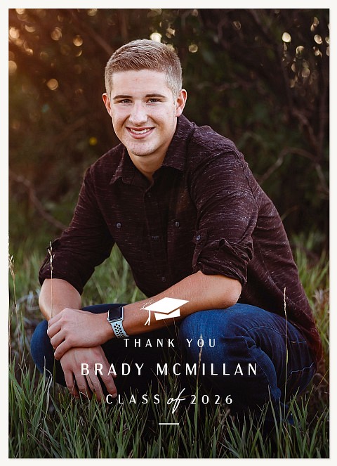 Tip Of The Cap Thank You Cards 