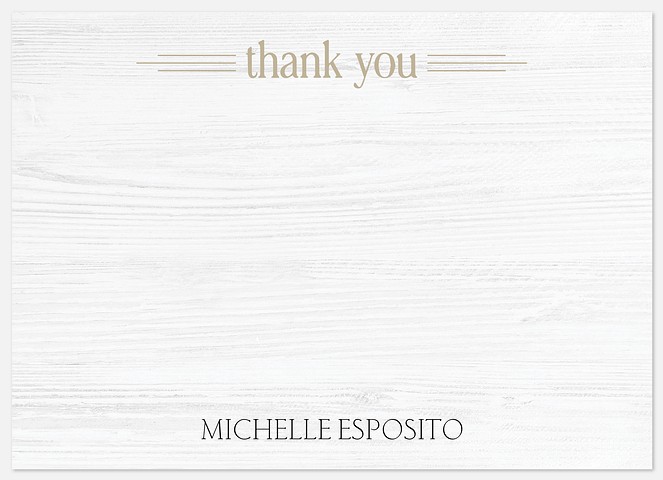 Classic Elegance Thank You Thank You Cards 