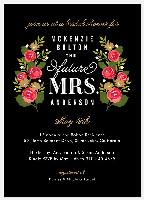 Future Mrs. Bridal Shower Invitations
