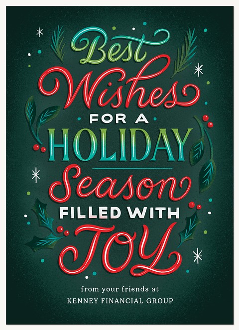 Joyful Season Business Holiday Cards