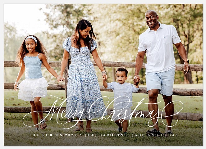 Winter Frills Holiday Photo Cards