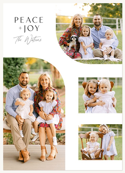 Hourglass Set Personalized Holiday Cards