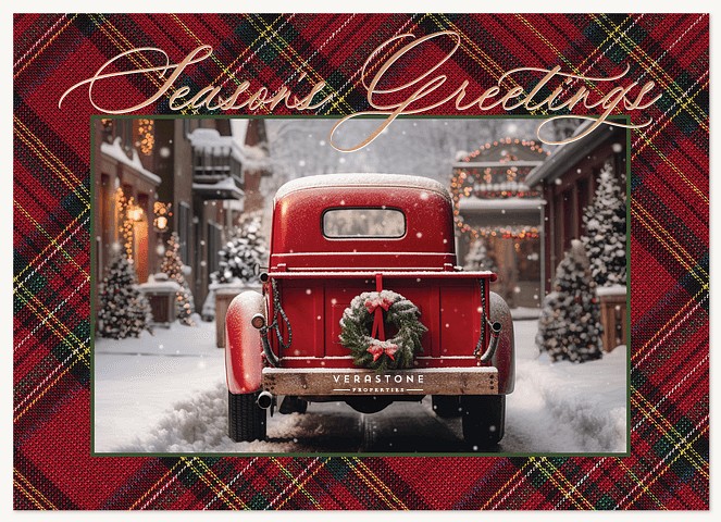 Vintage Christmas Business Holiday Cards