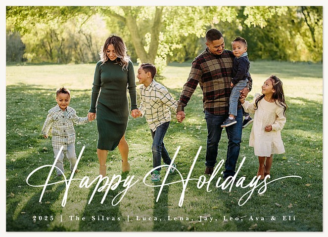Holiday Classic Personalized Holiday Cards