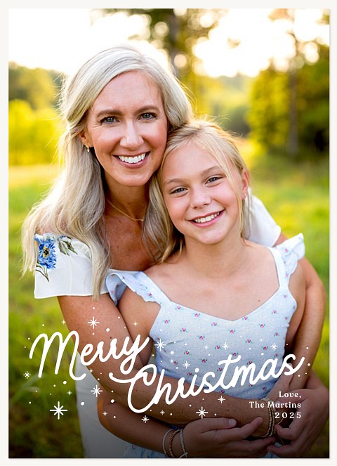 Christmas Sparkle Personalized Holiday Cards