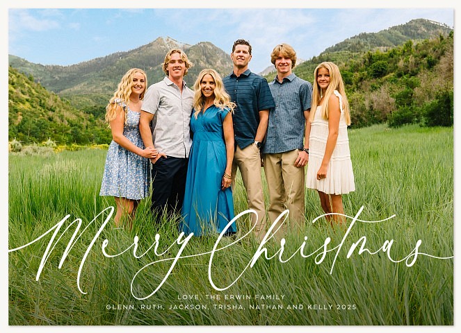 Eloquently Written Personalized Holiday Cards