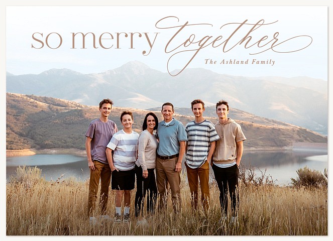 So Merry Together Personalized Holiday Cards
