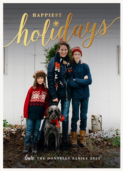 Classic Holidays  Photo Holiday Cards
