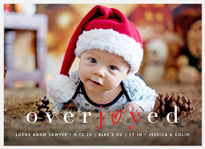 Overjoyed Holiday Photo Cards