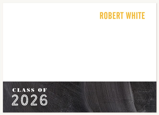 Chalkboard Bash Thank You Cards 