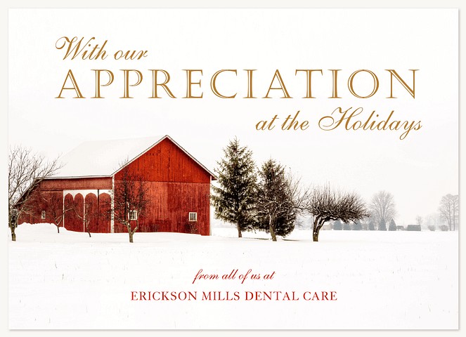 Country Escape Business Holiday Cards