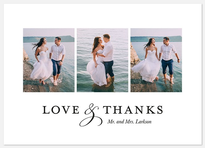 Love & Thanks Thank You Cards 