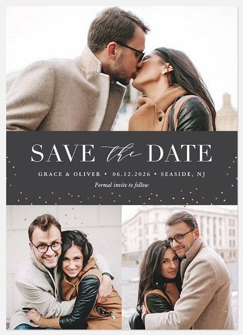 Heirloom Lights Save the Date Photo Cards