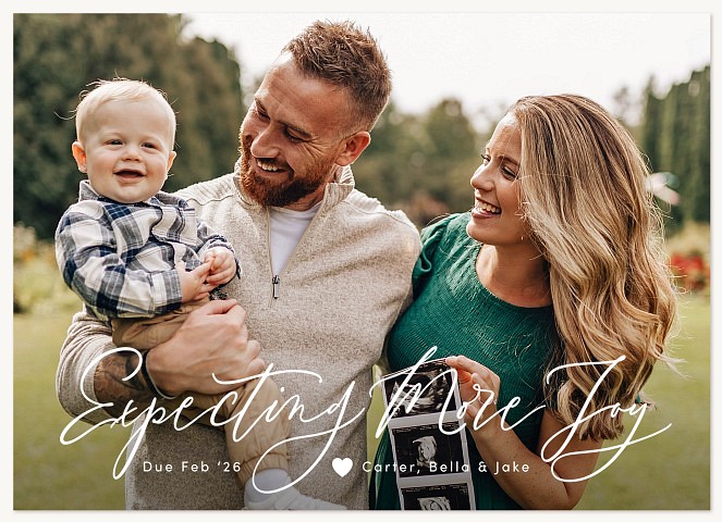 Expecting More Personalized Holiday Cards