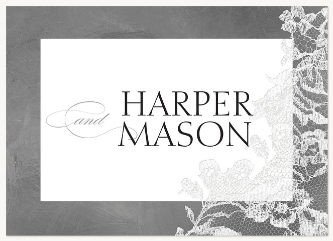 Chantilly Lace Thank You Cards 