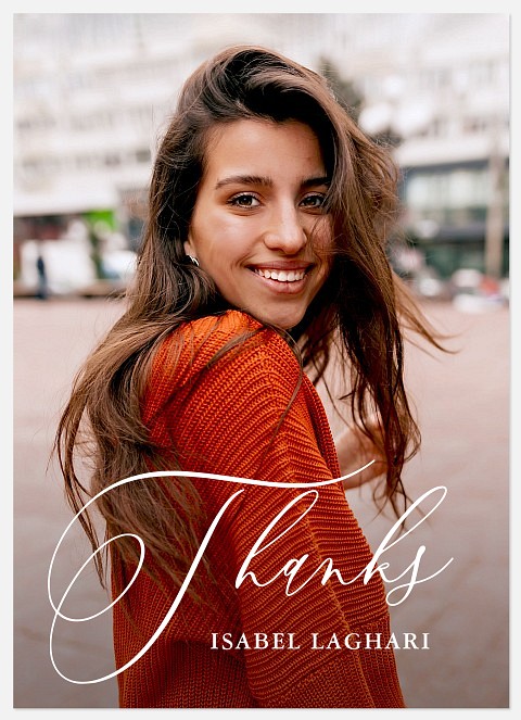 Sweet Script Thank You Cards 