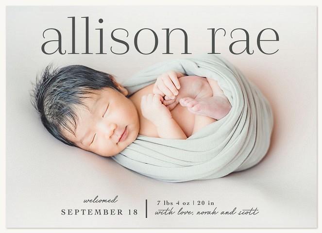  Joyful Welcome Baby Announcements