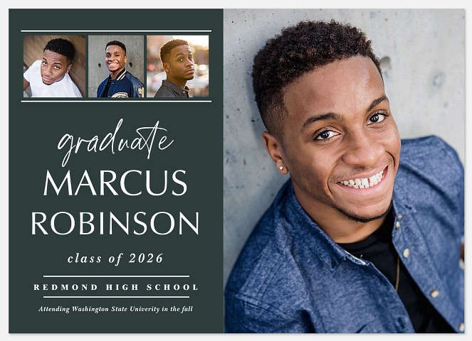 Top Triptych Graduation Cards