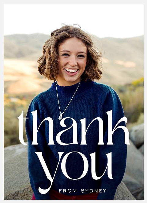 Prominent Thank You Thank You Cards 