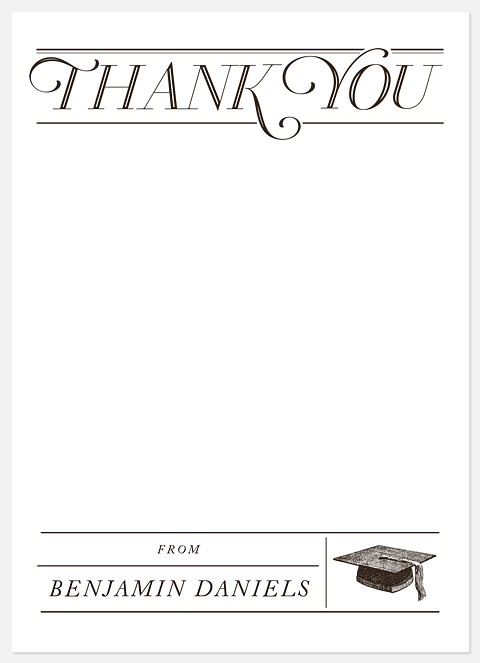 Vintage Engravings Thank You Cards 