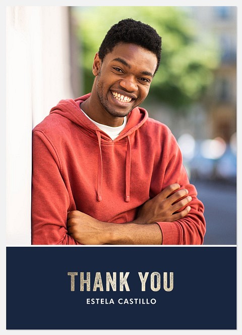 Sterling Thanks Thank You Cards 