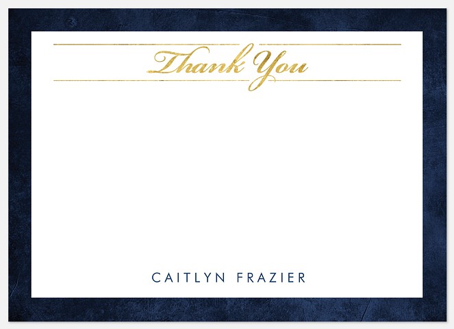 Bold Texture Thank You Cards 