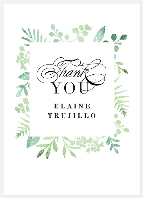 Botanical Party Thank You Cards 