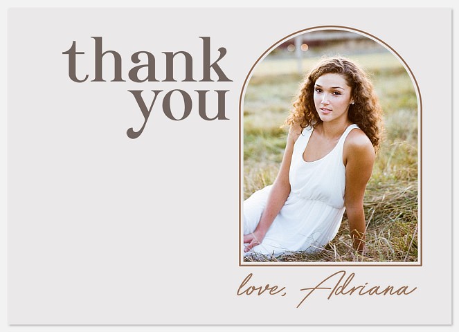 Editorial Arch Thank You Cards 