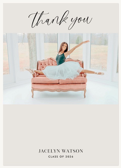 Sweeping Sentiment Thank You Cards 