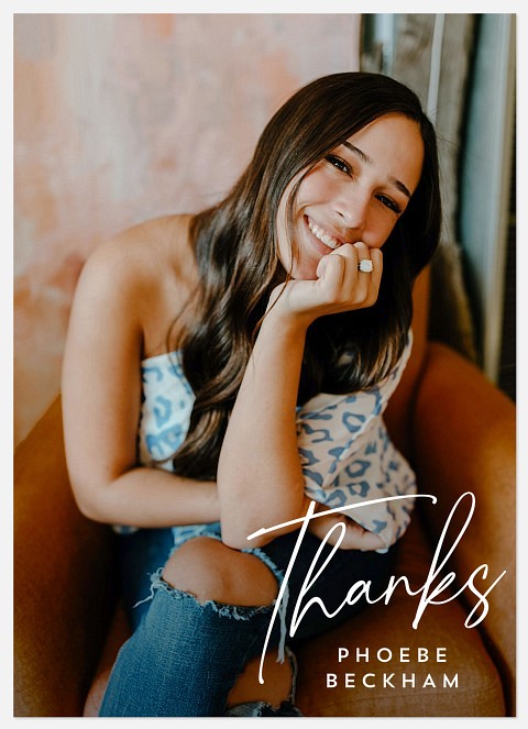 Featured Name Thank You Cards 