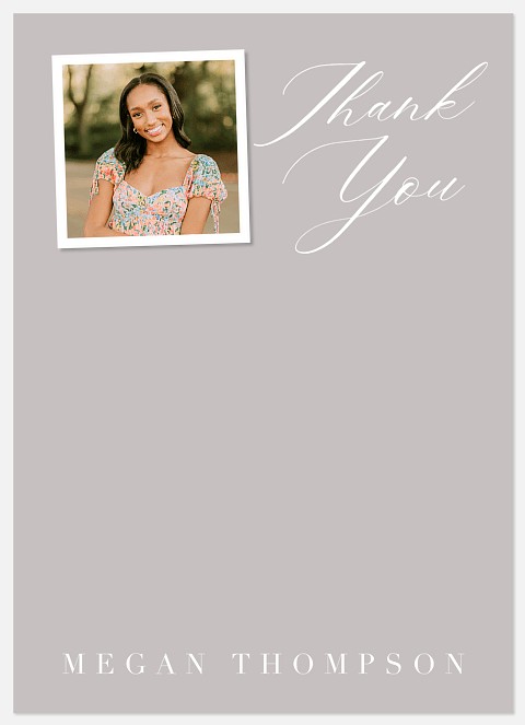Script Block Thank You Cards 