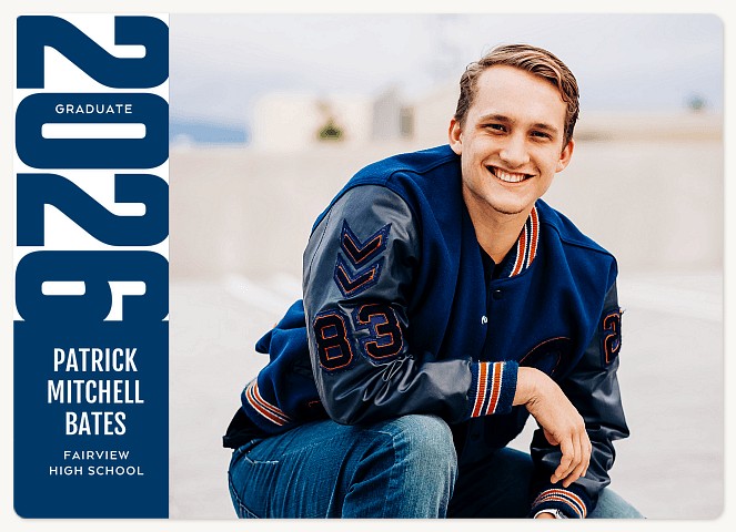 Color Block Graduation Cards